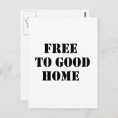 自由に家庭を守る ポストカード (正面/裏面)