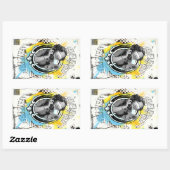 自由に対する安全 長方形シール (シート)