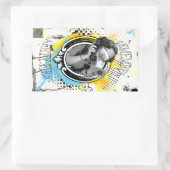 自由に対する安全 長方形シール (バッグ)