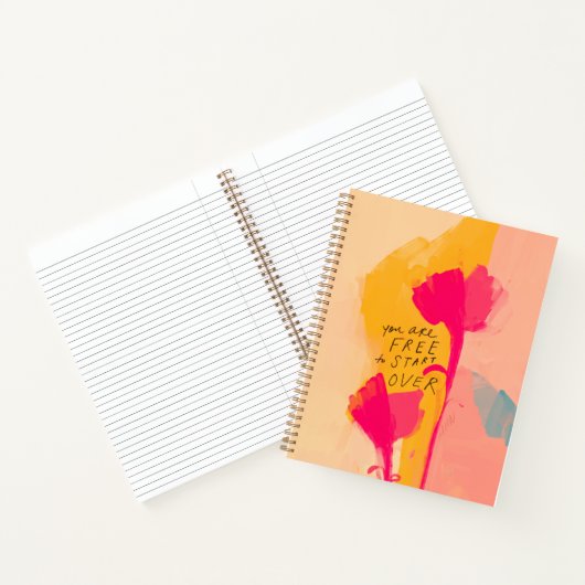 自由に引用文を開始感動的する ノートブック (内部)