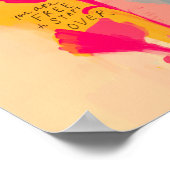 自由に引用文を開始感動的する ポスター (角)