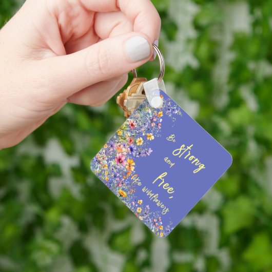 自由に強く咲け、野の花のように | 野の花 キーホルダー (手)