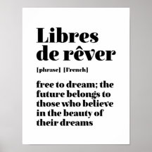 自由に感動的夢を見るLibres De Rever