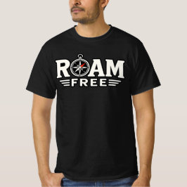 自由に旅しよう Tシャツ