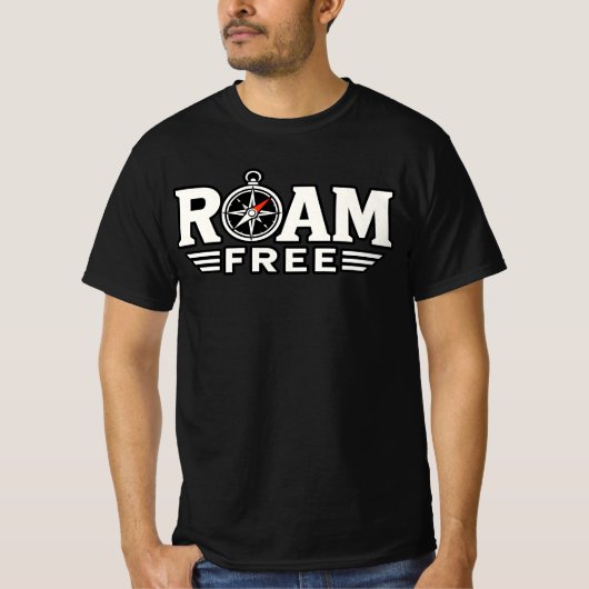 自由に旅しよう Tシャツ (正面)