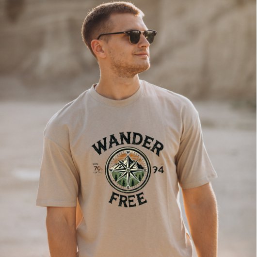 自由に歩く Tシャツ