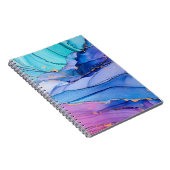 自由に流れる質感、高級抽象芸術アート。 ノートブック (右側)