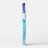 自由に流れる質感、高級抽象芸術アート。 Case-Mate iPhoneケース (裏面 / 右)
