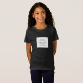 自由に生きて長生きしよう Tシャツ (正面フル)