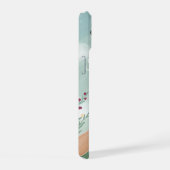 「自由に生きる ―蝶の解放アート―」 iPhone 15ケース (右側面)