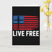 自由に生きろ カード (黄色い花)