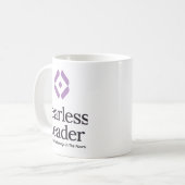 自由に生き、恐れ知らず コーヒーマグ コーヒーマグカップ (正面左)