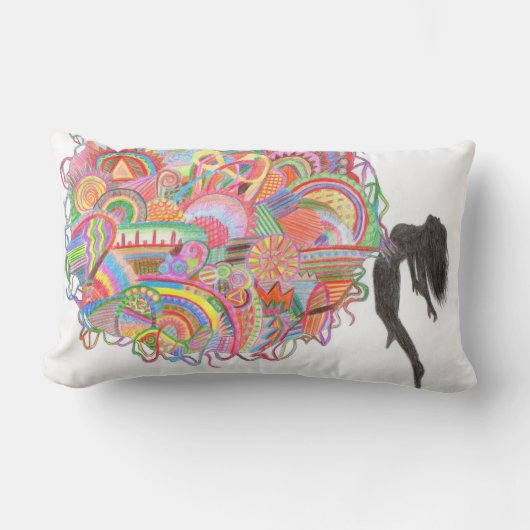 自由に破損 ランバークッション (正面)