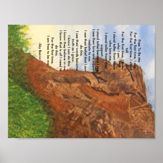 自由に私になれる ポスター (正面)