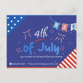 自由に輝け！ インビテーションポストカード