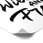 自由に過ごさない ポスター (角)