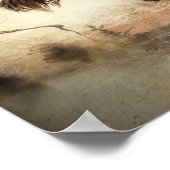 自由に野生のランニング馬になる ポスター (角)