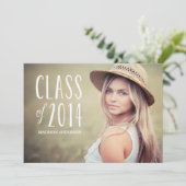 自由に|の卒業のパーティの招待状があって下さい 招待状 (スタンド正面)