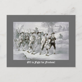 自由のために戦う! ポストカード