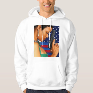 自由のために背が高く安定して立つ！ パーカ