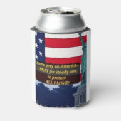 自由のために背が高く安定して立つ！ 缶クーラー (缶裏面)