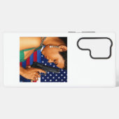 自由のために背が高く安定して立つ！ SAMSUNG GALAXYケース (裏面横)