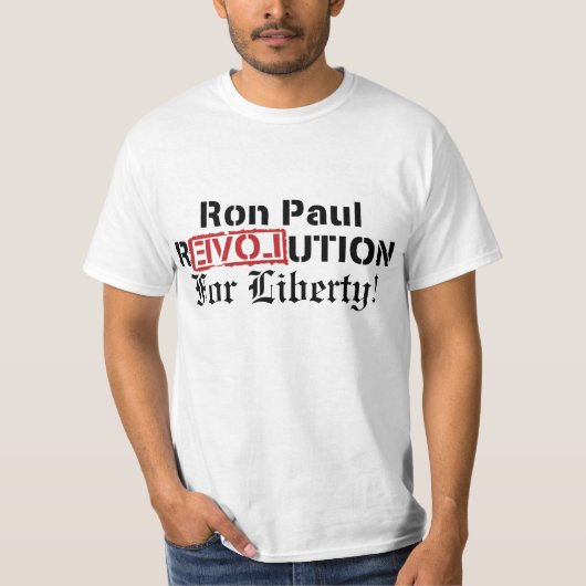 自由のためのロン・ポールの改革! Tシャツ (正面)