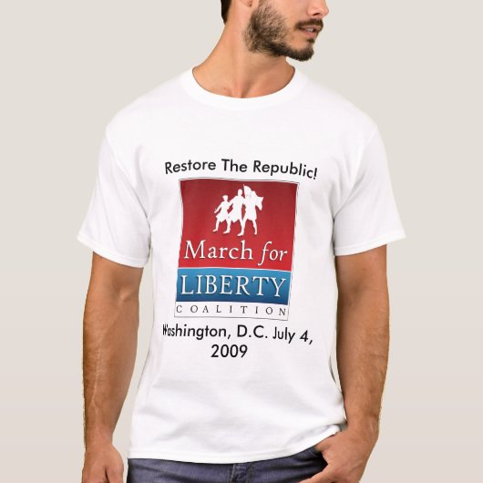 自由のための3月 Tシャツ (正面)