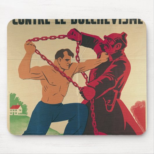 自由ののためのBolshevismに対する社会主義 マウスパッド (正面)
