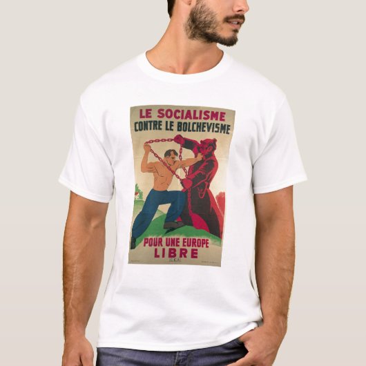 自由ののためのBolshevismに対する社会主義 Tシャツ (正面)