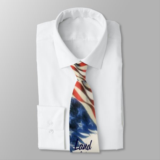 自由のの土地のイーグルスを持つはえ ネクタイ (タイ)