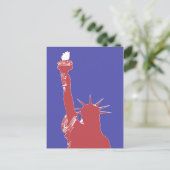 自由のはがき像 ポストカード (スタンド正面)