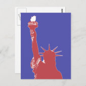 自由のはがき像 ポストカード (正面/裏面)
