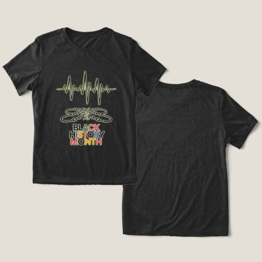 自由のエコー トライブレンドTシャツ (デザイン正面&裏面)