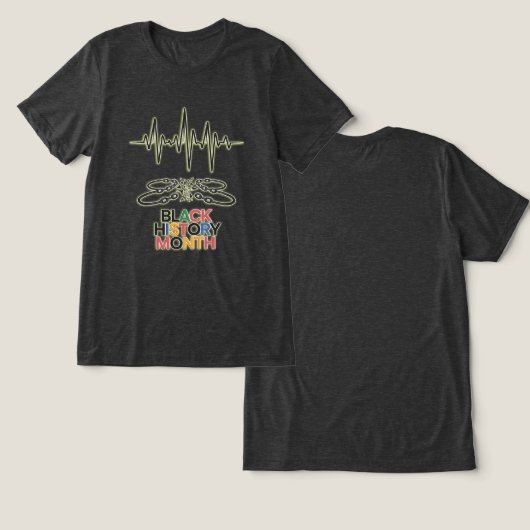 自由のエコー トライブレンドTシャツ (デザイン正面&裏面)
