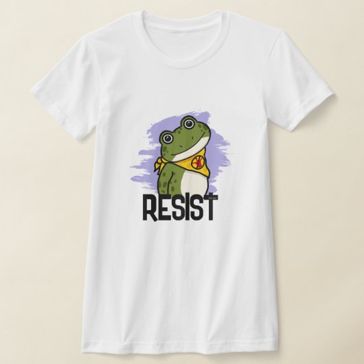 自由のカエル Tシャツ (レイダウン)