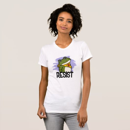 自由のカエル Tシャツ (正面フル)