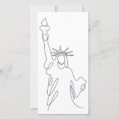 自由のシルエット像 (正面)