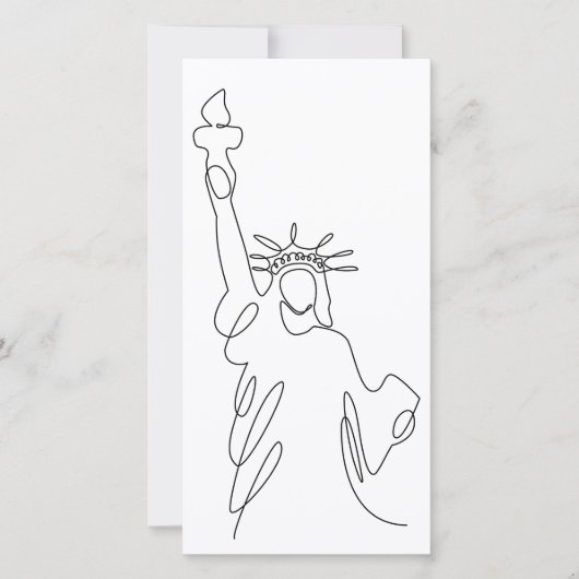 自由のシルエット像 (正面)