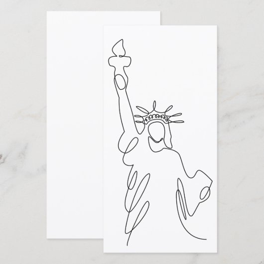 自由のシルエット像 (正面/裏面)