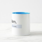 自由のステータスアップデートのマグ マグカップ (中央)