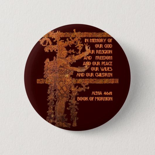自由のタイトル: 物語モルモン書 缶バッジ (正面)