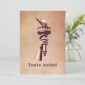 自由のトーチ 招待状 (スタンド正面)