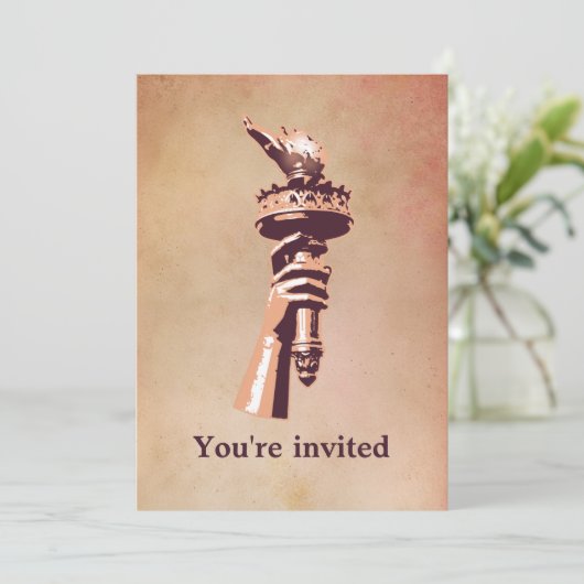 自由のトーチ 招待状 (スタンド正面)