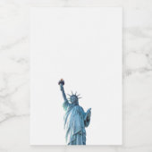 自由のトートバッグの像 フードラベル (シングルラベル)