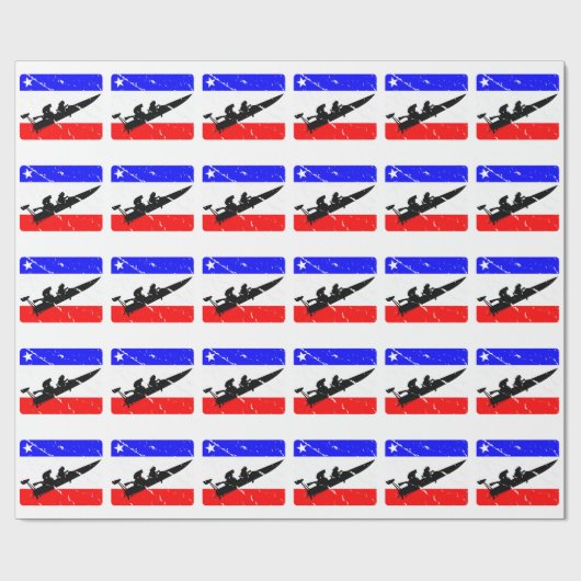 自由のドラッグボートの眼識 ラッピングペーパー (フラット)