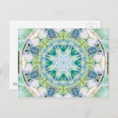 自由のハートからのマンダラ12 ポストカード (正面/裏面)