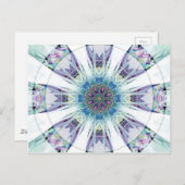 自由のハートからのマンダラ19 ポストカード (正面/裏面)