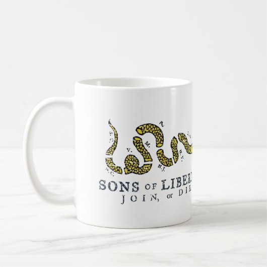 自由のマグの息子 コーヒーマグカップ (左)