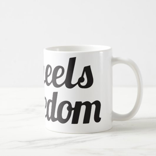 自由のマグへの信号器2の車輪 マグカップ (右)